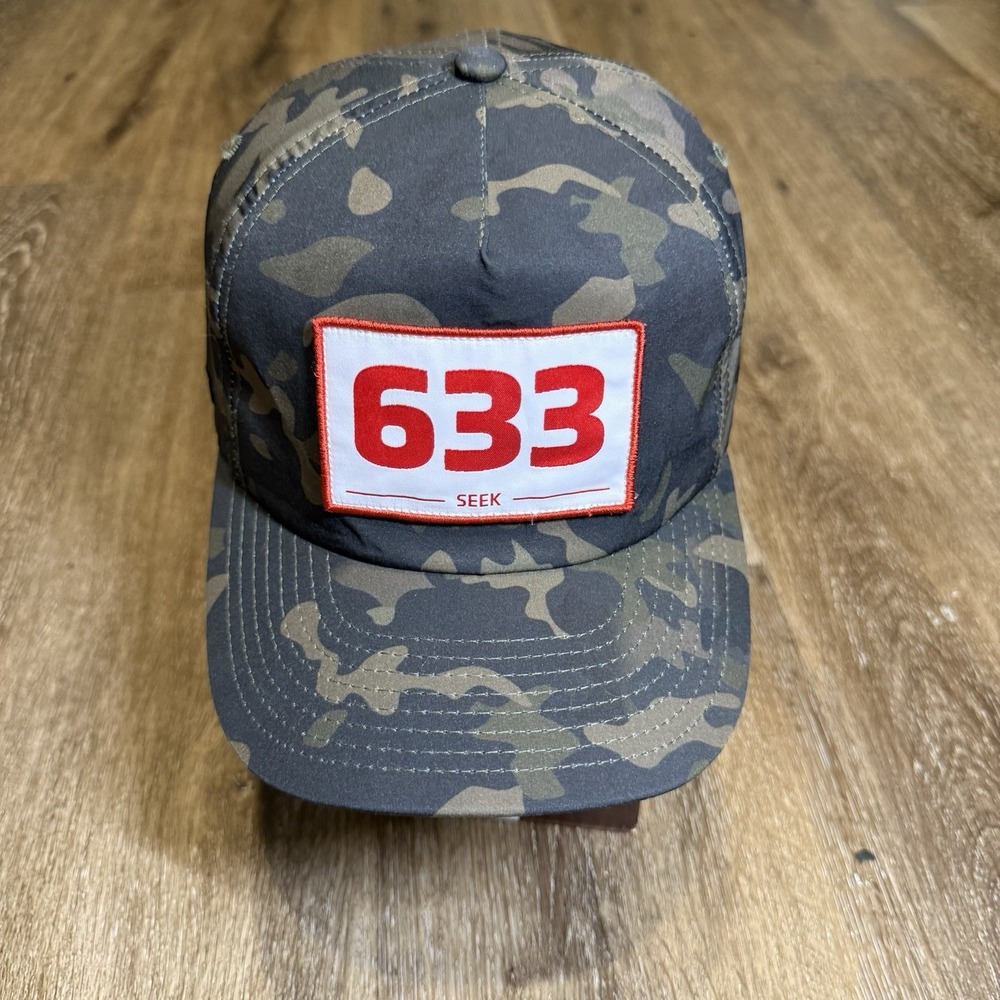 Pukka Ironman Jesus Bible Snapback Hat Duck Camo Performance Running Verse Light